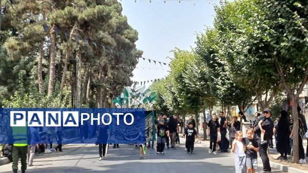  مراسم باشکوه ظهر عاشورا در امامزاده حسن کرج