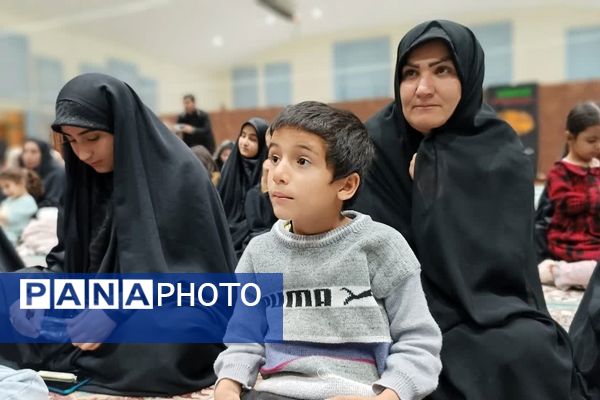 حضور پر شور کودکان مارگونی در مراسم عزاداری ایام فاطمیه