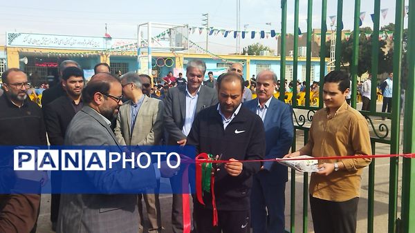 آیین افتتاح زمین چمن مصنوعی شهید دانشجو