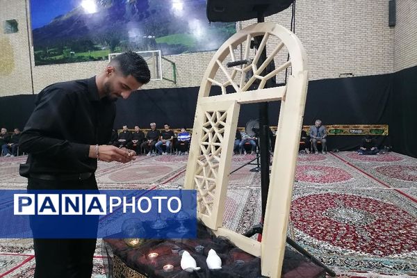 فرهنگیان آموزش و پرورش ناحیه سه در سوگ امام هشتم