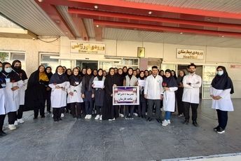 فرشتگان سفیدپوش در قاب قدردانی دانش‌آموزان شاهد