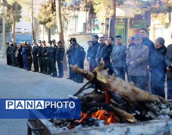 تشییع  پیکر مطهر شهید خوشنام در شهرستان خلیل آباد 