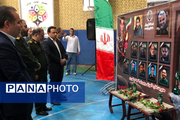افتتاحیه طرح پهلوان سعید «شهید سعید طوقانی» در سالن فتح المبین ناحیه دو شهرری 
