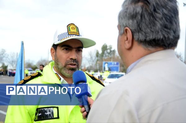 برگزاری رزمایش طرح زمستانه پلیس‌راه فرماندهی انتظامی استان گلستان