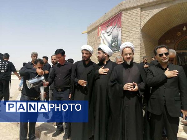 امامزاده سین حسن روستای میرآباد، میزبان مسئولان شهرستان خلیل‌آباد