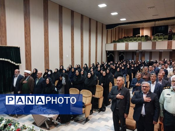 آیین بزرگداشت مقام معلم در شهرستان ابهر با حضور مسئولان استانی و شهرستانی