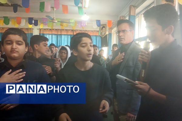 مراسم عزاداری حضرت فاطمه زهرا (س)در دبیرستان هیأت امنایی رازی