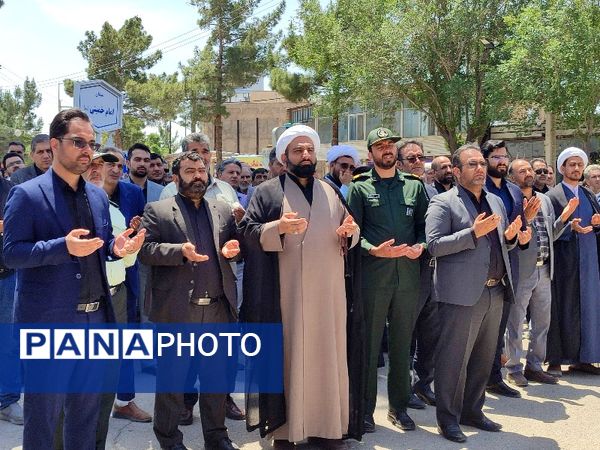 اجتماع پرشور مردم شهید پرور شهرستان جاجرم در مراسم شهادت خادم الرضا و یاران شهیدش 
