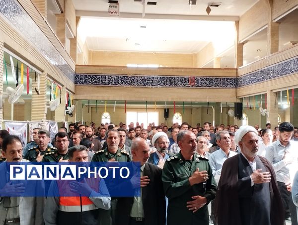  مراسم سوگواری به‌مناسبت شهادت شهدای خدمت در شهرستان چرداول