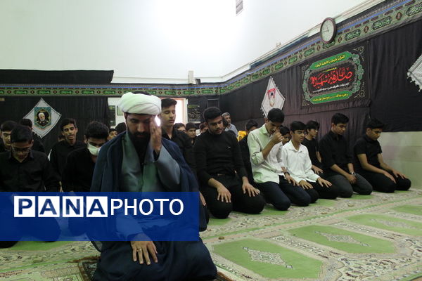 عزاداری ایام فاطمیه در دبیرستان علامه حلی شهرستان بم 