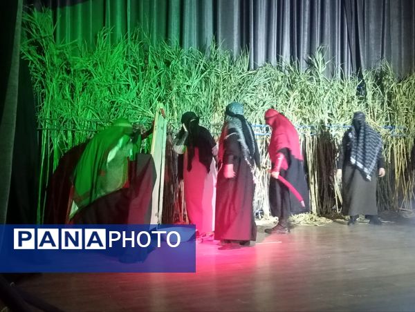 شب سوم نمایش واره کاروان عشق در نیشابور 