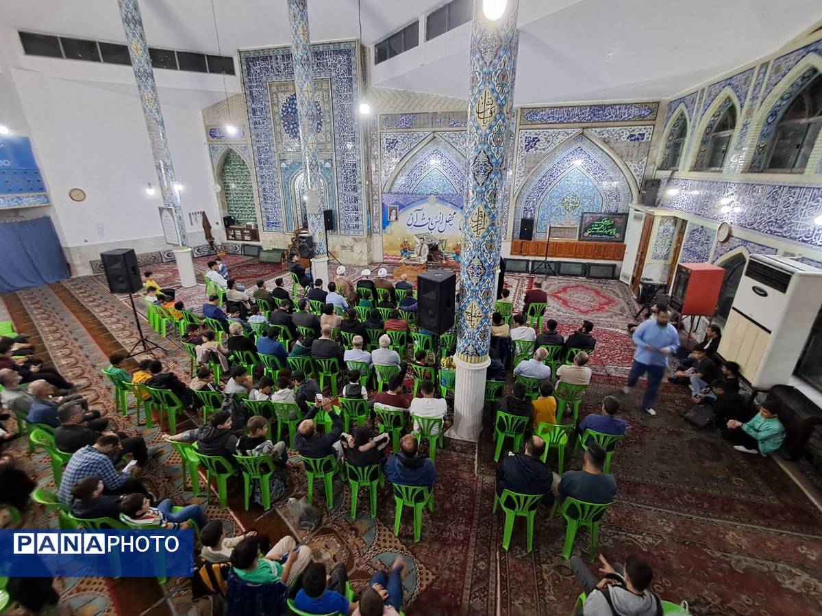 محفل انس با قرآن و میلاد با سعادت امام حسن عسکری( ع) قائمشهر