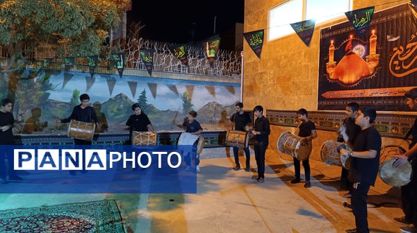  عزاداری هیئت اجتماع حسینی در ناحیه 7 مشهد