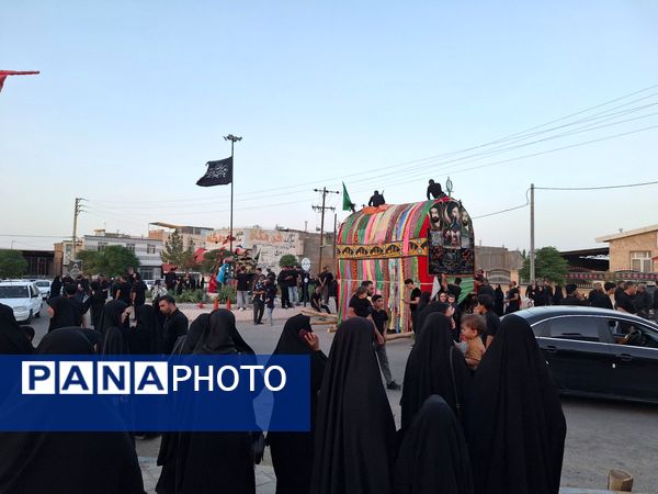 شکوه نخل‌گردانی در گناباد؛ تصویری از عشق و ارادت در محرم