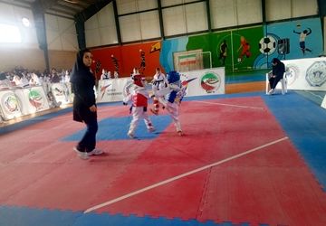 برگزاری مسابقات  تکواندو در فاروج