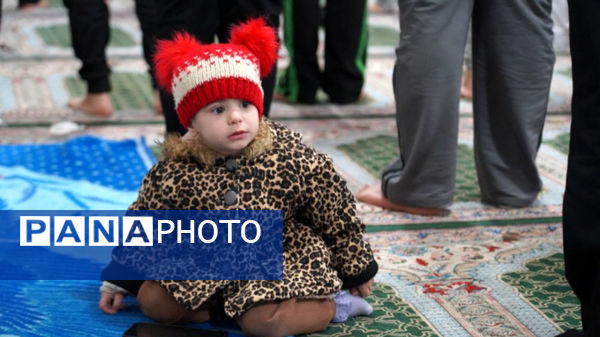 حضور پرشور دانش‌آموزان یاسوج در مراسم معنوی اعتکاف
