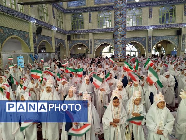بزرگ‌ترین مراسم جشن تکلیف دانش‌آموزان پایه سوم ابتدایی شهرستان مراغه 