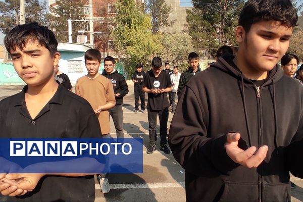 مراسم عزاداری شهادت حضرت زهرا(س) در مدارس کهریزک 