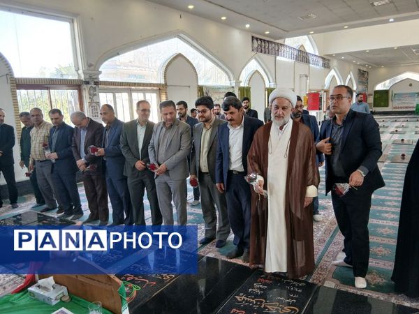 عهدی دوباره با شهیدان در گلزار شهدای املش