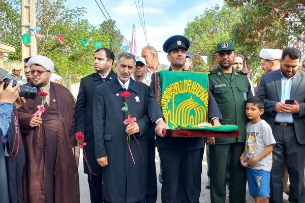 استقبال از خادمان حرم مطهر امام رضا (ع) در شهرستان فاروج 