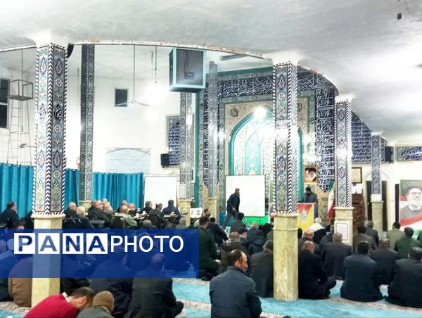 برگزاری مراسم شهرستانی به‌مناسبت تدفین شهیدان نصرالله و صفی‌الدین در شهرستان فیروزکوه