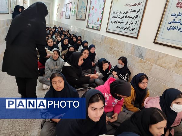 مراسم شهادت حضرت زهرا (س) در دبیرستان رفعت