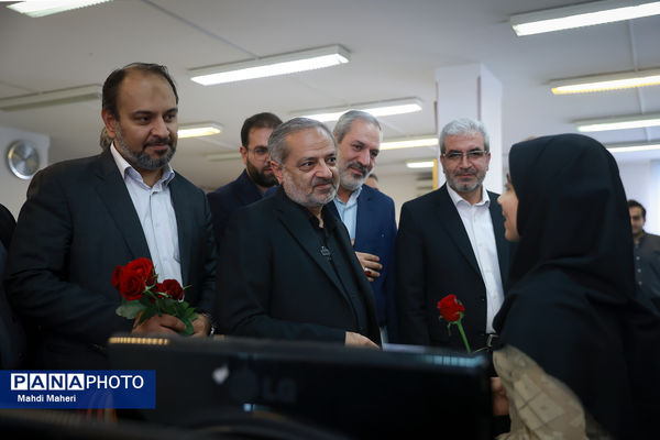 حضور وزیر آموزش و پرورش در خبرگزاری پانا به‌مناسبت روز خبرنگار