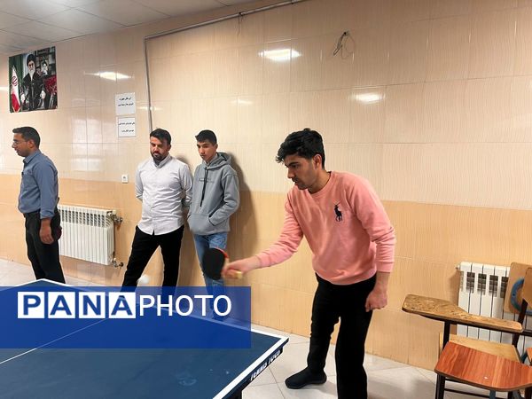 رقابت ورزشی تنیس روی میز فرهنگیان در نوخندان
