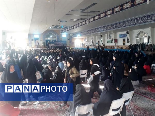 اجتماع بزرگ  بسیجیان شیروان در مصلی امام خامنه‌ای (مدظله العالی) 