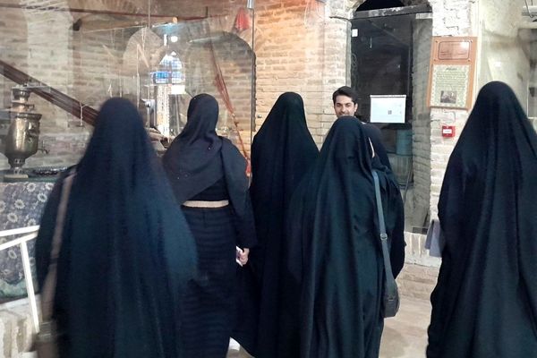 بازدید خبرنگاران پانا جلگه رخ از مجموعه گردشگری قطب الدین حیدر و رباط طبسی 