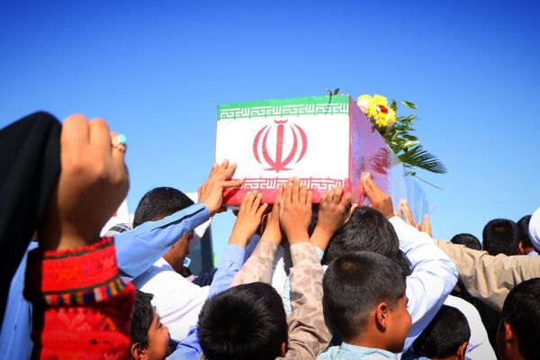 تشییع پیکر مطهر شهید گمنام در روستاهای شهرستان ریگان