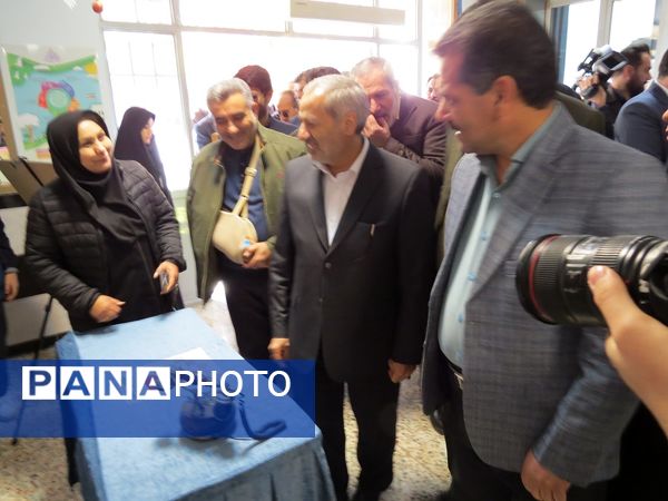 کلنگ زنی نمازخانه مدرسه پسرانه تیزهوشان بجنورد