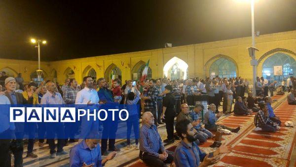 تجمع مردم نیشابور برای محکومیت حملات آمریکا و رژیم صهیونسیتی به تاسیسات هسته ای ایران 