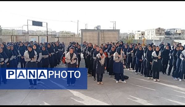 مراسم زنگ مهر در دبیرستان مشکات