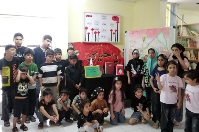 گردهمایی کودکان عاشورایی در کانون پرورش فکری کودکان و نوجوانان حاجی‌‌‌آباد 