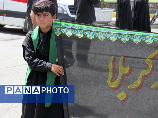 مراسم تاسوعای حسینی در کامیاران 