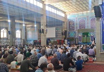 اولین نماز جمعه ماه صفر در شهرستان نیشابور