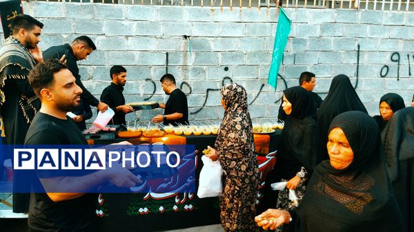 جاماندگان اربعین در مسیر شاه قطب‌الدین حیدر شهرستان رودان