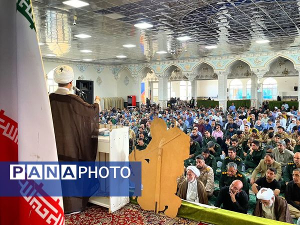 نماز جمعه و تقدیر از سربازان شهرستان کاشمر 