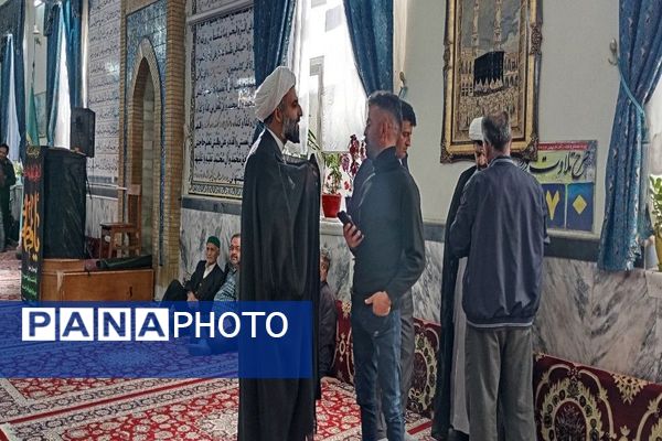 میز خدمت در مسجد جامع شهر بار نیشابور