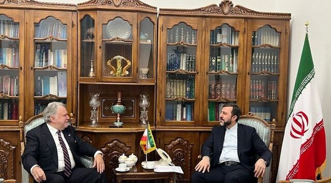 رایزنی غریب‌آبادی با یک مقام سازمان ملل