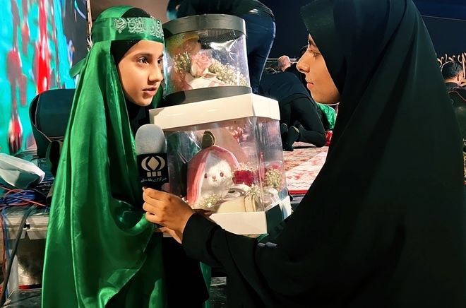 گزارش خبرنگار پانا از سفره جهانی حضرت رقیه(س) در قم