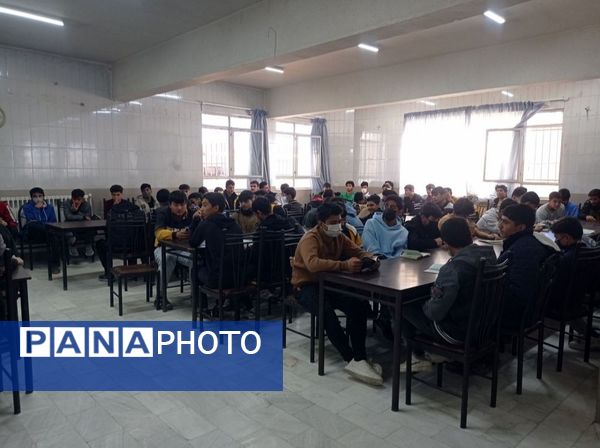 مراسم سوگواری به مناسبت دهه فاطمیه در مدرسه  علامه طبابایی سرهنگ