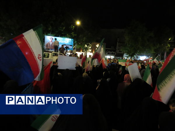اجتماع مردم غیور بجنورد در حمایت از بیانات مقام معظم رهبری