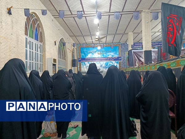 سوگ خورشید خراسان در حاجی‌آباد عزاداری شهادت امام رضا(ع)