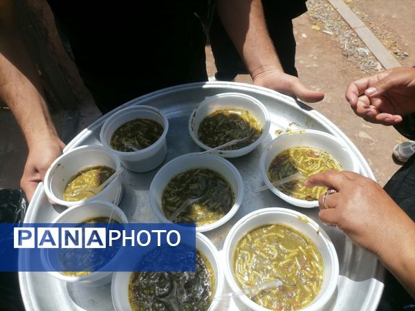نوای یا حسین(ع) در شهر نسر پیچید
