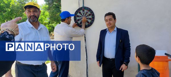 برگزاری مسابقات دارت در اردوی یک روزه مربیان پیشتاز سدبارزو شهرستان شیروان