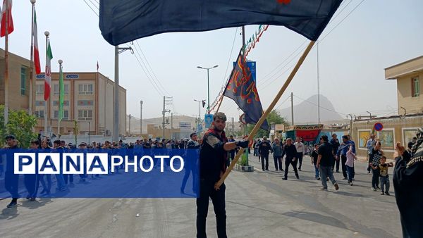 مراسم عاشورای حسینی در گلزار شهدای شهرستان لنده