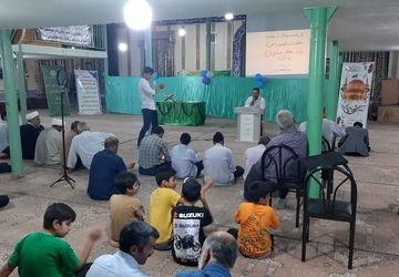 شازند در نور؛ جشن باشکوه ولادت پیامبر اکرم و امام صادق در مسجد حضرت جوادالائمه