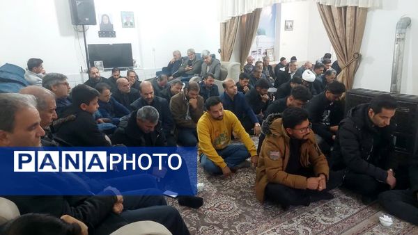 مراسم دعا ندبه هم زمان با ایام فاطمیه در شهرستان خلیل‌آباد